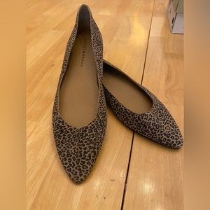 New! Lucky Brand Leopard Pointed Toe Flats! Size 9.5 but fits like a 9.